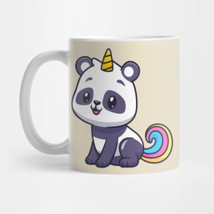 Cute Panda Unicorn Cartoon Mug